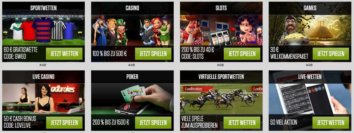 Wettangebot Ladbrokes