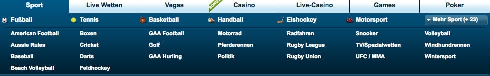 William Hill Wettangebot