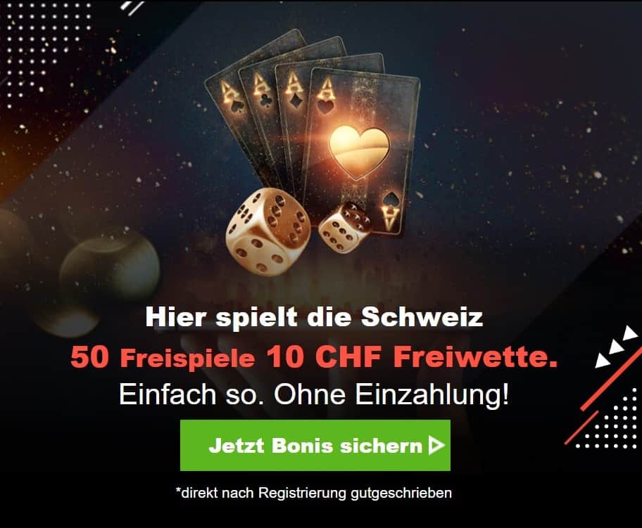 Bahigo Casino Schweiz Bonus ohne Einzahlung