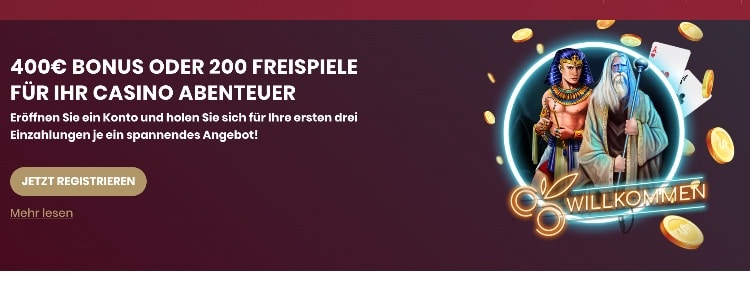 Cherry Casino Willkommensbonus