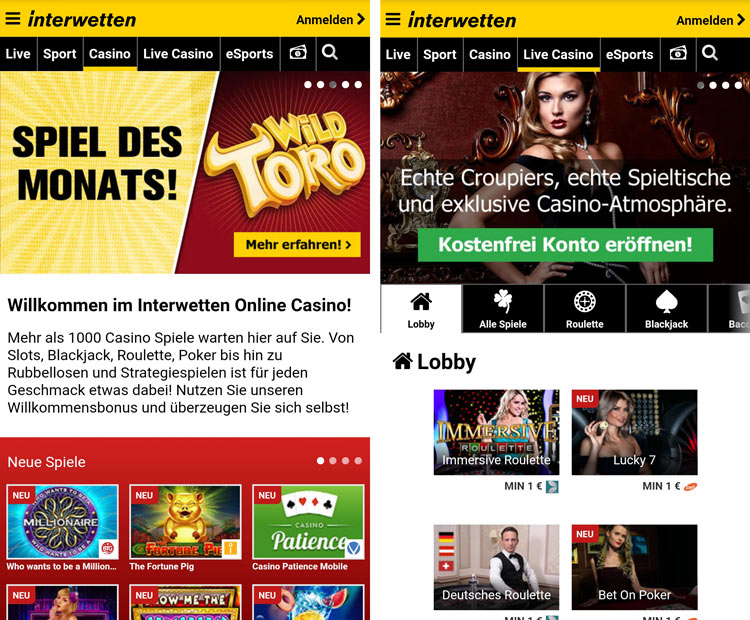 interwetten Casino App