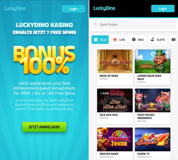 luckydino-casino-app