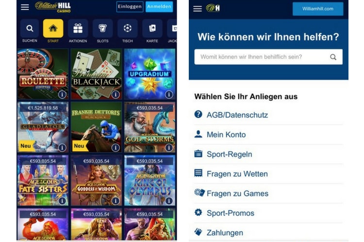 William Hill Casino App