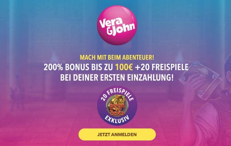 Vera & John Casino Willkommensbonus