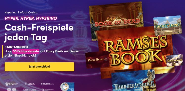 Hyperino Casino Willkommensbonus