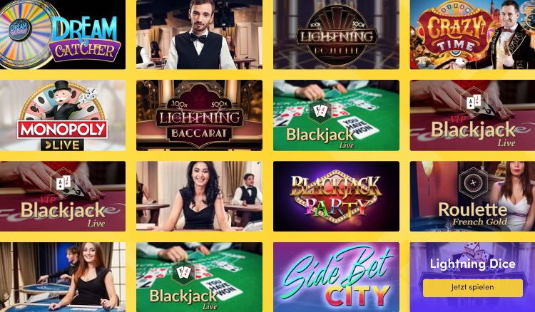 Hyperino Casino Live Casino