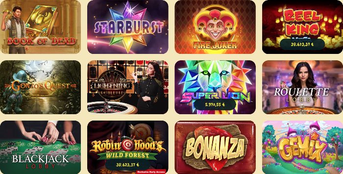 Das Casoola Casino Spieleangebot ist riesig