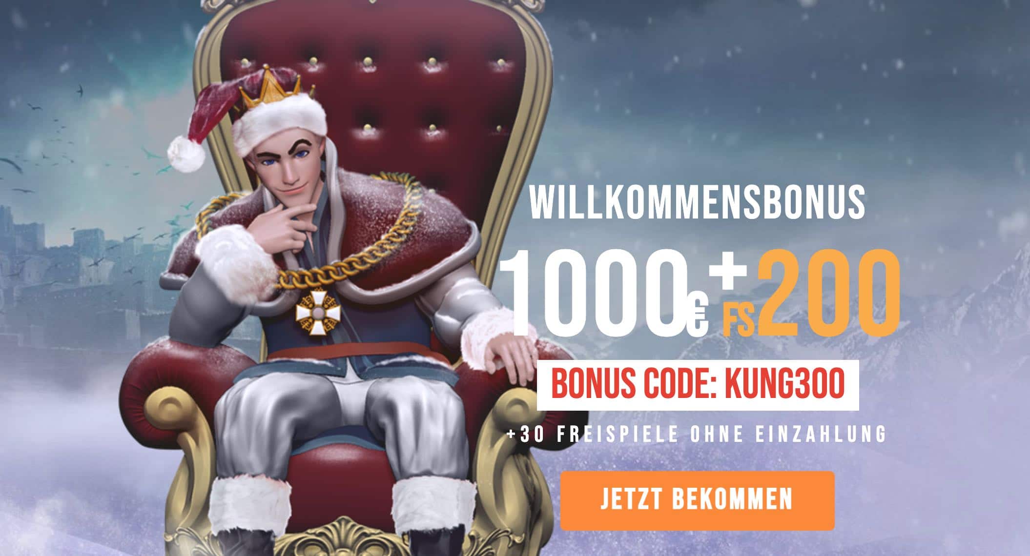 King Billy Willkommensbonus
