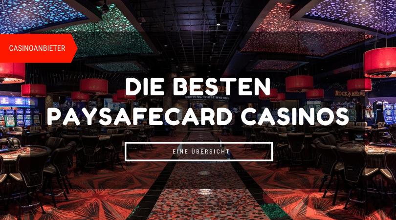 online casino paysafe ohne anmeldung 