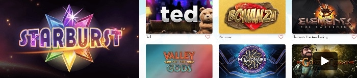 Turbovegas Spieleangebot