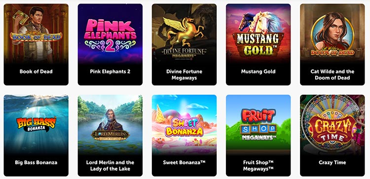 Beliebteste Spiele im Pocket Play Casino