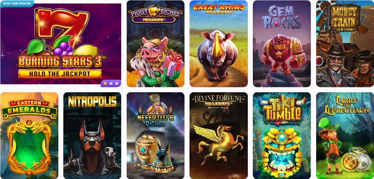 Cadabrus Casino Spieleangebot
