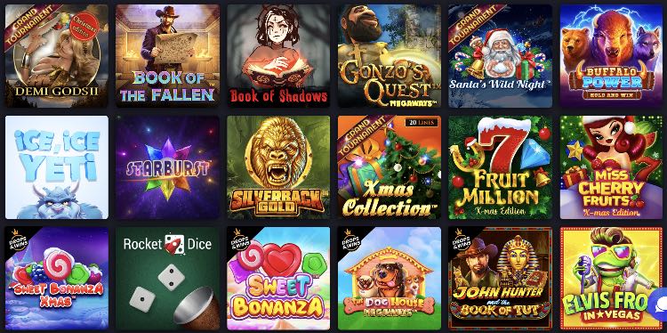 Beem Casino Spieleangebot