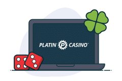 Platin Casino Logo - die meisten Casino Spiele