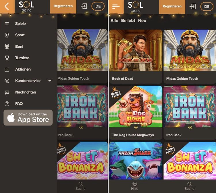 Sol Casino App