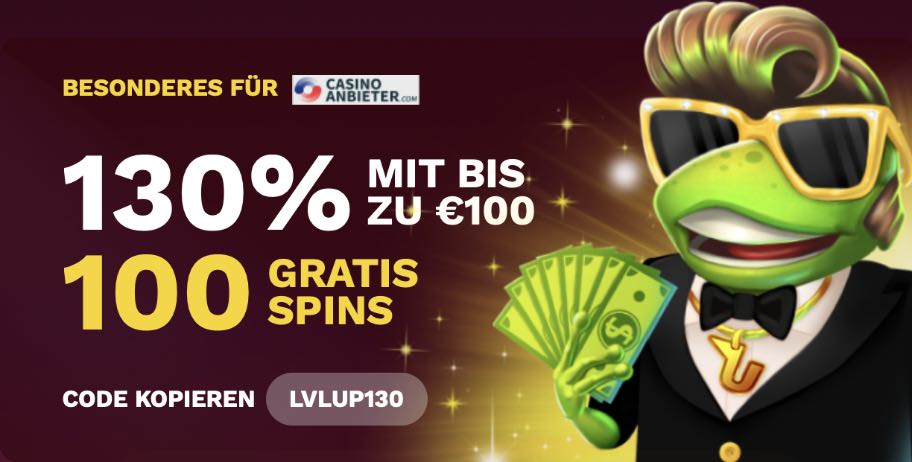 Level Up Casino Willkommensbonus