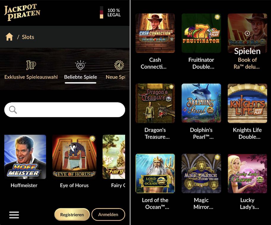 JackpotPiraten Casino App