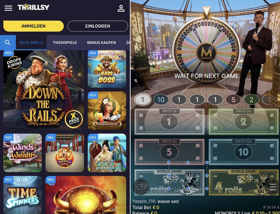 Thrillsy Casino App