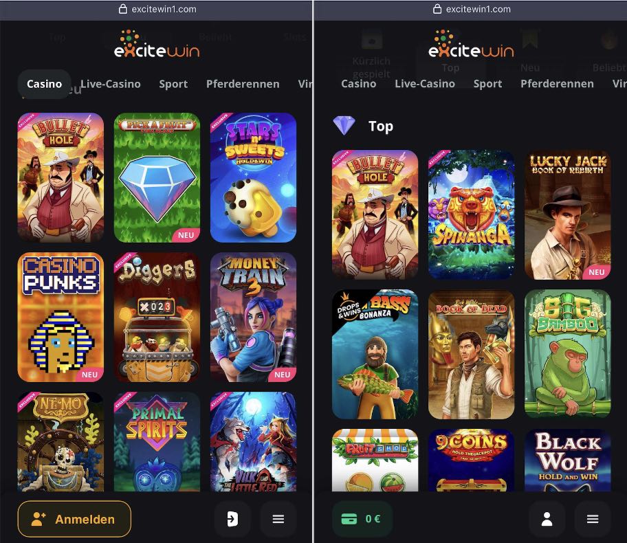 ExciteWin Casino App