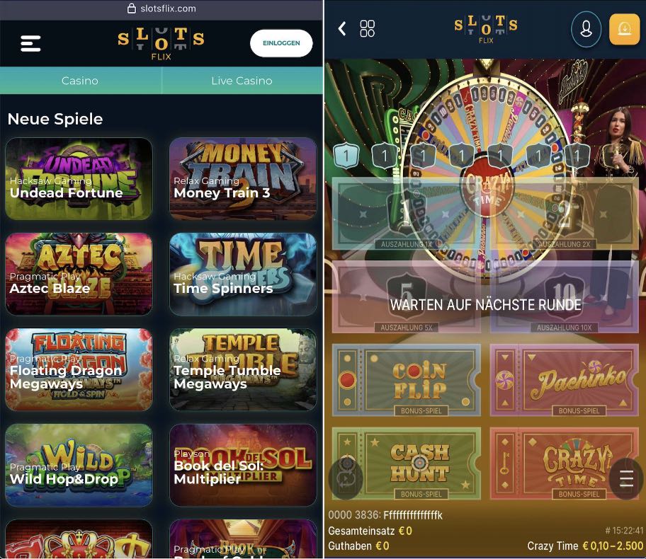 Slotflix Casino App