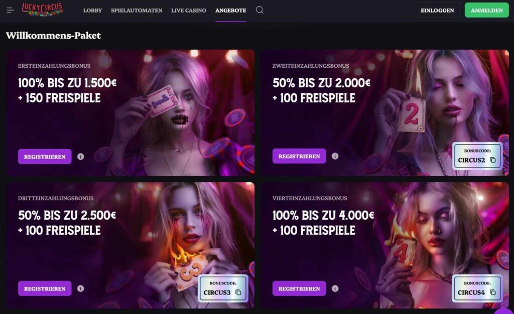 lucky-circus-willkommens-paket