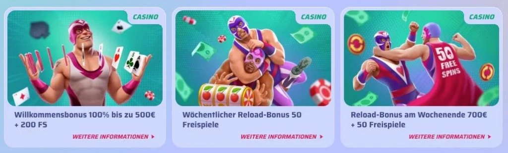 Spinrollz Casino Weitere Aktionen