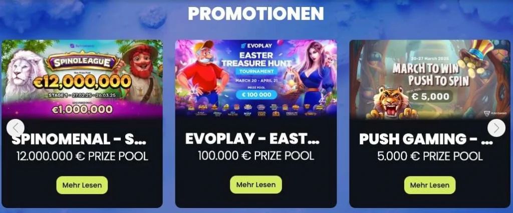 Stupid Casino weitere Aktionen