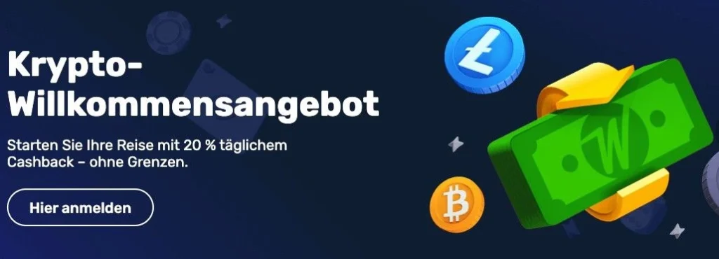 Winz.io Casino Krypto Willkommensangebot