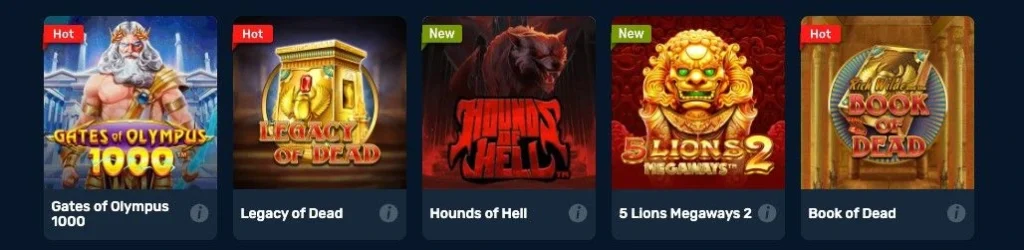 Winz.io Casino Slots