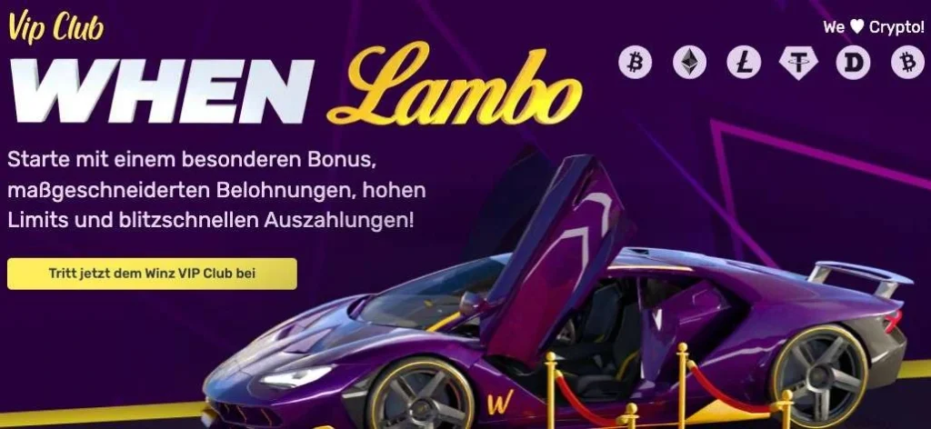 Winz.io Casino VIP Club