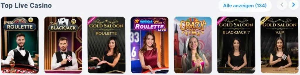 Beteum Casino Live Casinos