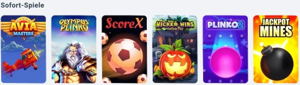 Beteum Casino Sofort-Spiele