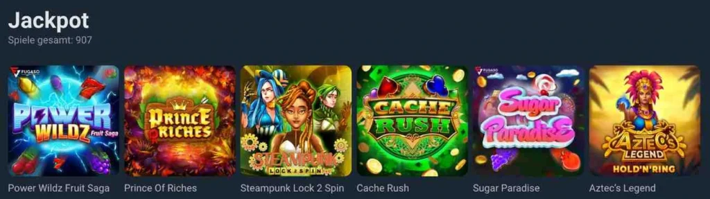 GalacticBets Casino Jackpots