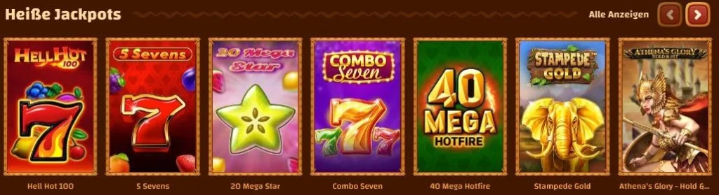 TikiCasino Jackpots