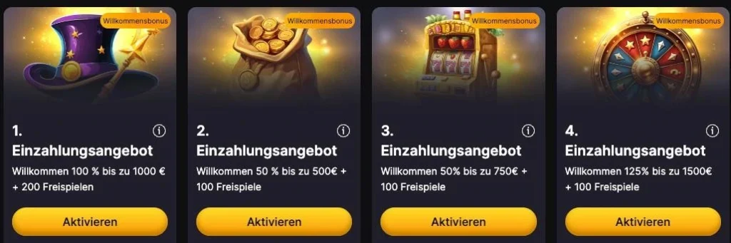 Winhero Casino Willkommenspaket